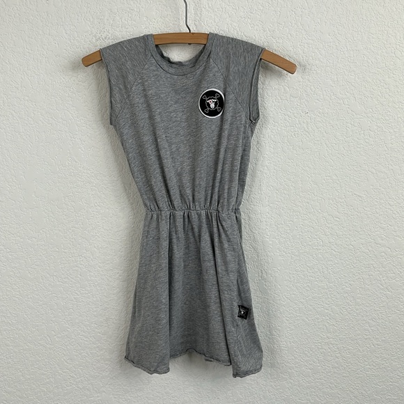 nununu Sleeveless Soft Dress Patch A Line Swing Elastic Waist - Picture 2 of 8